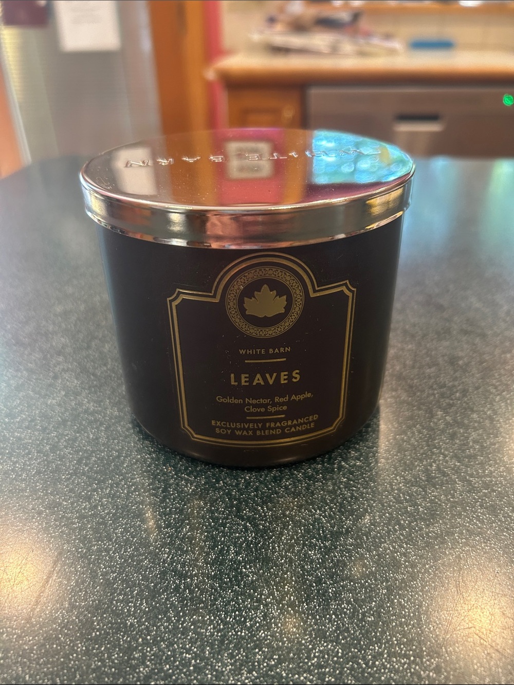 Bath & Body Works White Barn Leaves Candle